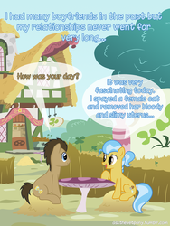 Size: 600x800 | Tagged: safe, artist:adiwan, doctor fauna, doctor whooves, time turner, ask the vet pony, g4