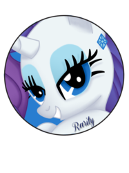 Size: 771x1032 | Tagged: safe, artist:brittanysdesigns, rarity, g4, female, portrait, solo