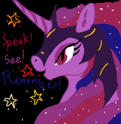 Size: 562x577 | Tagged: safe, artist:captain_fruitslime, twilight sparkle, alicorn, pony, g4, female, ms paint, nightmare twilight, solo, terror twilight, twilight sparkle (alicorn)