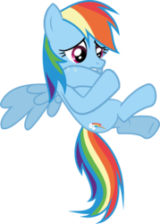 Size: 2122x2957 | Tagged: dead source, safe, artist:waranto, rainbow dash, pegasus, pony, g4, the last roundup, crying, female, mare, simple background, solo, transparent background, vector