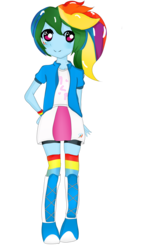 Size: 1871x3000 | Tagged: safe, artist:pastelpops, rainbow dash, equestria girls, g4, female, solo