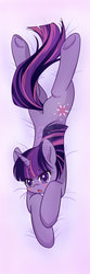 Size: 516x1548 | Tagged: dead source, safe, artist:yukandasama, twilight sparkle, pony, g4, blushing, body pillow, body pillow design, female, solo