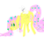 Size: 500x500 | Tagged: safe, artist:celestiawept, angel bunny, fluttershy, g4, dirty hippy, simple background, white background