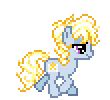 Size: 84x84 | Tagged: safe, artist:botchan-mlp, oc, oc only, oc:sleepy star, earth pony, pony, animated, desktop ponies, female, mare, pixel art, simple background, solo, sprite, transparent background, trotting, walk cycle