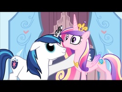 Size: 1024x768 | Tagged: safe, edit, princess cadance, shining armor, g4, twily face, twilybriae