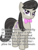 Size: 1000x1300 | Tagged: safe, octavia melody, earth pony, pony, g4, bowtie, electricity, female, glorious cello princess, hooves, insane pony thread, inventor, mare, nikola tesla, simple background, smiling, solo, text, transparent background, tumblr, vector