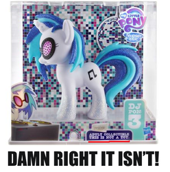 Size: 442x446 | Tagged: safe, dj pon-3, vinyl scratch, g4, adult collectible, female, irl, not toy, photo, serious business