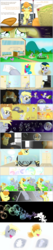 Size: 1728x8146 | Tagged: safe, artist:shwiggityshwah, carrot top, derpy hooves, golden harvest, nurse redheart, screw loose, screwball, g4, bubble, cast, comic, cute, cutie mark, cutie top, cutiespark, female, filly, origins, wheelchair