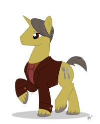 Size: 857x1066 | Tagged: safe, artist:vangir, pony, hannibal, hannibal lecter, ponified, solo