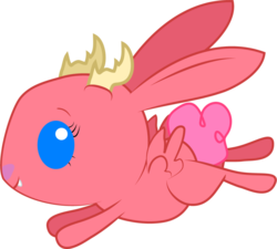 Size: 900x810 | Tagged: safe, artist:creshosk, oc, oc only, oc:cherry bloom, rabbit, simple background, solo, species swap, transparent background, vector
