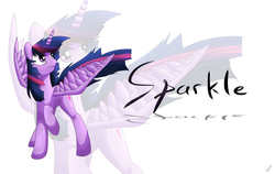 Size: 1900x1200 | Tagged: safe, artist:theorous, twilight sparkle, alicorn, pony, g4, female, mare, solo, twilight sparkle (alicorn), wallpaper