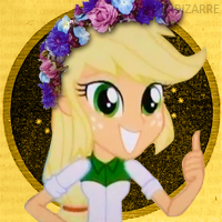 Size: 200x200 | Tagged: safe, applejack, equestria girls, g4, female, icon, solo