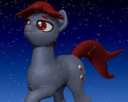 Size: 1122x894 | Tagged: safe, artist:harikon, oc, oc only, earth pony, pony, 3d, cherry blossoms, solo