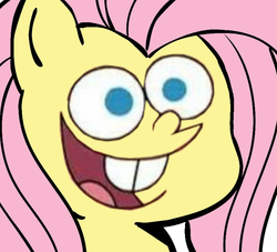 Size: 566x515 | Tagged: safe, fluttershy, g4, female, solo, the fairly oddparents, timmy turner