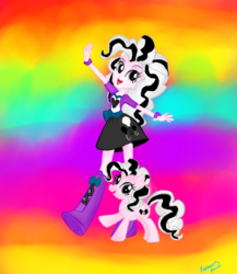 Size: 650x750 | Tagged: safe, artist:rainbowyponies, pinkie pie, oc, human, g4, commission, equinox