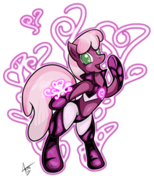 Size: 2056x2380 | Tagged: safe, artist:cynos-zilla, cheerilee, earth pony, pony, g4, bipedal, blackest night, crossover, dc comics, female, green lantern, simple background, solo, star sapphire, transparent background