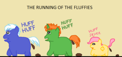 Size: 772x361 | Tagged: safe, fluttershy, fluffy pony, g4, fluffy pony original art, fluffyshy, poop, pooping, running