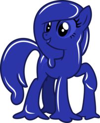 Size: 804x994 | Tagged: safe, artist:batmanbrony, oc, oc only, goo pony, original species, simple background, solo, transparent background, vector