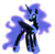 Size: 1357x1340 | Tagged: safe, artist:stabzor, nightmare moon, alicorn, pony, g4, female, simple background, solo, svg, transparent background, vector