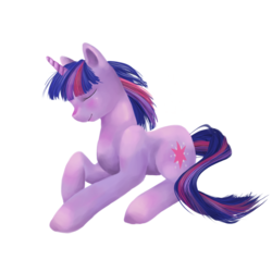 Size: 2000x2000 | Tagged: safe, artist:redember00, twilight sparkle, alicorn, pony, g4, blushing, female, mare, pretty, simple background, solo, transparent background, twilight sparkle (alicorn)