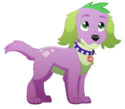 Size: 1000x876 | Tagged: safe, artist:vanillecream, spike, dog, equestria girls, g4, cute, male, simple background, solo, spikabetes, spike the dog, transparent background