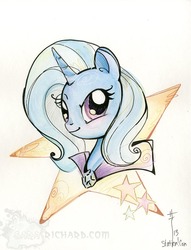 Size: 893x1170 | Tagged: safe, artist:sara richard, trixie, pony, unicorn, g4, female, mare, solo