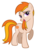 Size: 5000x6924 | Tagged: safe, artist:zee66, earth pony, pony, g4, absurd resolution, full body, lidded eyes, linux, open mouth, open smile, ponified, raised hoof, show accurate, simple background, smiling, solo, standing, tail, transparent background, two toned mane, two toned tail, ubuntu, vector