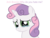 Size: 2048x1536 | Tagged: safe, sweetie belle, pony, unicorn, g4, anti-brony, bronybait, crying, cute, female, filly, foal, sad, sadorable, simple background, solo, transparent background, why