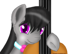 Size: 4000x3000 | Tagged: safe, artist:bwehaafox, octavia melody, earth pony, pony, g4, cello, cute, female, mare, musical instrument, smiling, solo