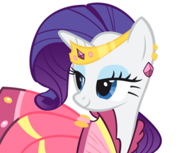 Size: 5000x4299 | Tagged: safe, artist:tardisbrony, rarity, g4, suited for success, absurd resolution, clothes, dress, female, gala dress, gown, jewelry, rarity's first gala dress, simple background, solo, tiara, transparent background, vector
