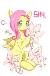 Size: 655x1000 | Tagged: safe, artist:charmyamber, fluttershy, g4, female, pixiv, solo