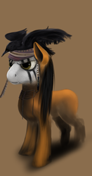 Size: 1004x1920 | Tagged: safe, artist:tres-apples, oc, oc only, pony, ponified, solo, the lone ranger, tonto
