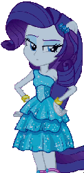 Size: 295x603 | Tagged: safe, rarity, equestria girls, g4, my little pony equestria girls, animated, bracelet, fall formal outfits, female, jewelry, simple background, solo, sparkles, transparent background