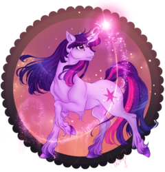 Size: 1571x1639 | Tagged: safe, artist:cigarscigarettes, part of a set, twilight sparkle, pony, unicorn, g4, female, hoers, magic, mare, realistic, realistic anatomy, simple background, solo, transparent background, unshorn fetlocks