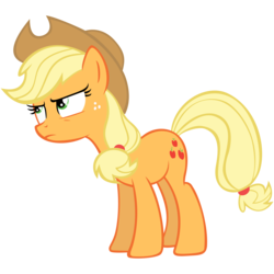 Size: 5000x5000 | Tagged: safe, artist:dacowta, applejack, g4, absurd resolution, female, simple background, solo, transparent background, vector