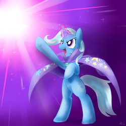 Size: 2500x2500 | Tagged: safe, artist:renokim, trixie, pony, unicorn, g4, female, magic, mare, solo