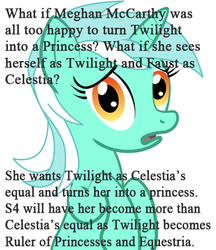 Size: 436x504 | Tagged: safe, lyra heartstrings, g4, alicorn drama, conspiracy, conspiracy lyra, drama, exploitable meme, female, meme, solo