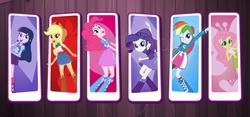 Size: 792x370 | Tagged: safe, applejack, fluttershy, pinkie pie, rainbow dash, rarity, twilight sparkle, alicorn, equestria girls, g4, my little pony equestria girls, humane five, humane six, twilight sparkle (alicorn)