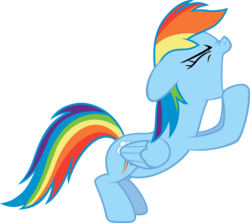 Size: 3712x3316 | Tagged: safe, artist:sunran80, rainbow dash, g4, my little pony: friendship is magic, spike at your service, female, simple background, solo, transparent background, vector