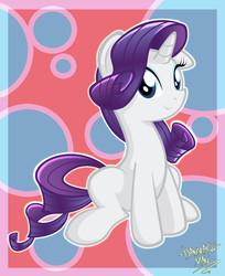 Size: 2037x2500 | Tagged: safe, artist:danmakuman, rarity, pony, g4, female, solo