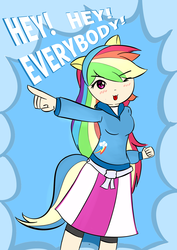 Size: 2507x3541 | Tagged: safe, artist:netnavi20x5, rainbow dash, equestria girls, g4, female, solo