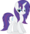 Size: 6149x7015 | Tagged: safe, artist:lazypixel, rarity, g4, absurd resolution, alternate hairstyle, female, simple background, solo, transparent background, vector