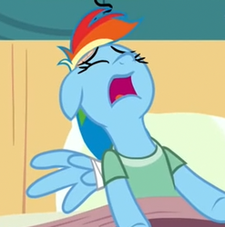Size: 322x326 | Tagged: safe, screencap, rainbow dash, g4, read it and weep, female, solo