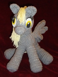 Size: 434x573 | Tagged: safe, artist:onehitwonder, derpy hooves, pegasus, pony, g4, female, irl, mare, photo, plushie