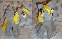 Size: 1104x700 | Tagged: safe, artist:onehitwonder, derpy hooves, pegasus, pony, g4, female, irl, mare, photo, plushie