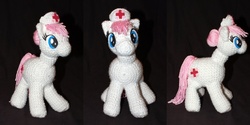 Size: 750x375 | Tagged: safe, artist:onehitwonder, nurse redheart, g4, irl, photo, plushie