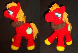 Size: 831x567 | Tagged: safe, artist:onehitwonder, big macintosh, earth pony, pony, g4, irl, male, photo, plushie, stallion