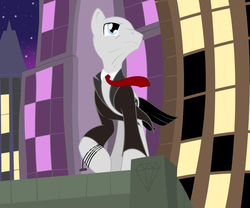 Size: 1024x853 | Tagged: safe, artist:taharon, pony, agent 47, hitman, ponified, solo