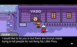 Size: 1024x633 | Tagged: safe, anti-brony, drama, earthbound, hater, haters gonna hate, mother 3, mouthpiece, nintendo, op is a duck, op is trying to start shit