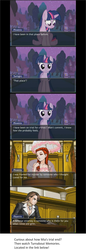 Size: 1368x3966 | Tagged: safe, twilight sparkle, human, turnabout storm, g4, ace attorney, comic, dahlia hawthorne, mia, mia fey, phoenix wright, turnabout memories